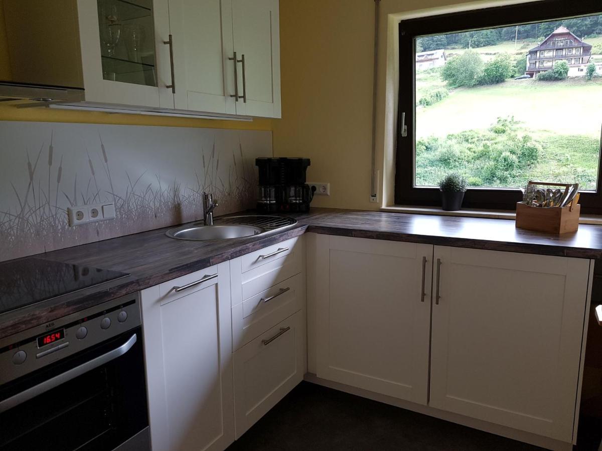 Ferienwohnung Haus Wiesengrund フォルバック エクステリア 写真
